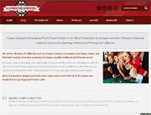Tablet Screenshot of all-inproductions.net